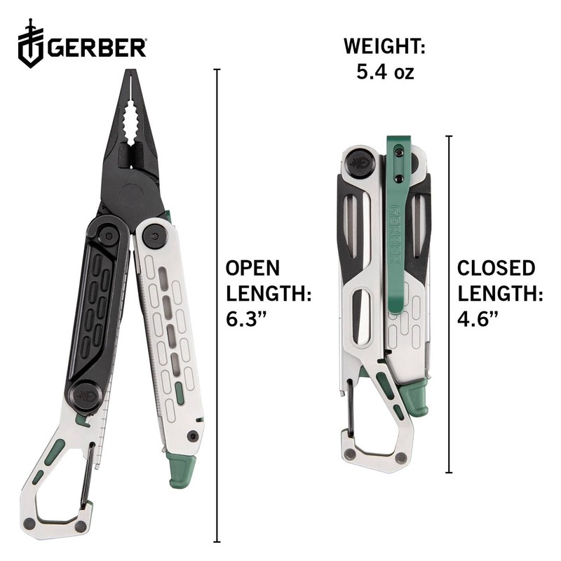 Gerber Multi-Tool with 10 Functions, Stakeout Spark, Camping Tool with