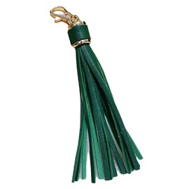 Plus Nao Bag Charm, Bag Accessories, Key Chain, Tassel, Fringe, Leather-like, Nascan Included, Stylish, Cute, green