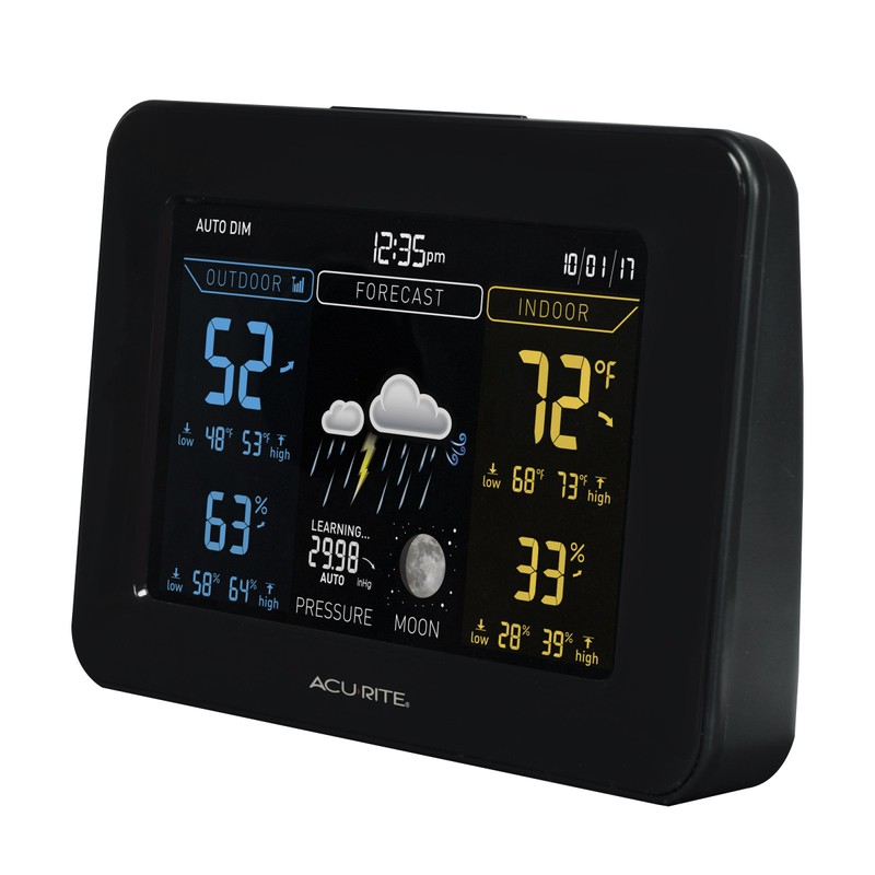 AcuRite 02027AIM Color Weather Station with High Low Temperature and