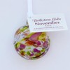 Milford Birthstone Small Glass Globe - November Topaz