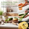 Vegetable Peeler for Kitchen, Stainless Steel Blade with Ergonomic Non-Slip