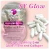 SY GLOW Glowing White Skin Glutathione and Collagen Capsules, 30 Count