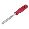 Stubai 354104 Wood Chisel Set with Plastic Handle, Silver/Red, 12-24