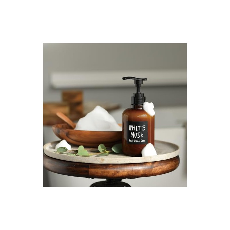 John's Blend OA-JON-98-1 Johns Blend Body Cream Soap, White Musk,