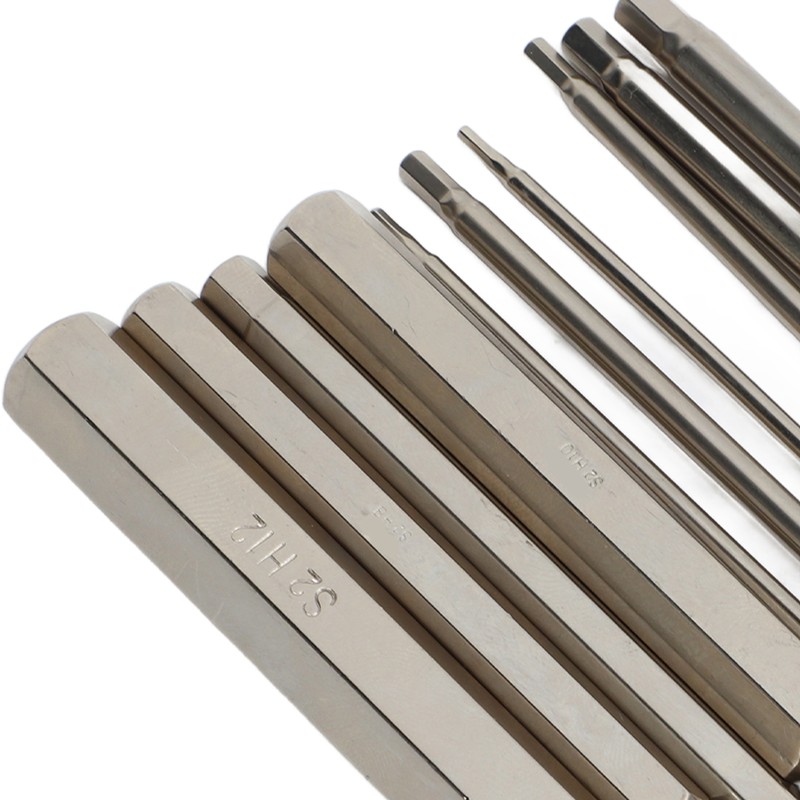 Hex Wrench Drill Bit 1/4in Shank Metric Sizes 1.5mm to