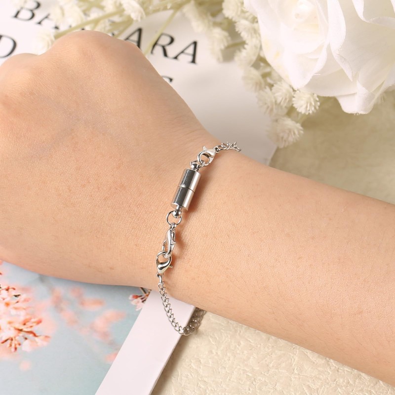 10pcs Necklace Extender Chains, 5 Sizes Bracelet Extender with Double