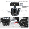 Ball Head 360 Degrees Panoramic Aluminium Alloy 6KG 13.2lb Load