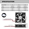 92mm 90mm 12V DC Moisture-Proof Fan High Airflow 12V 9025