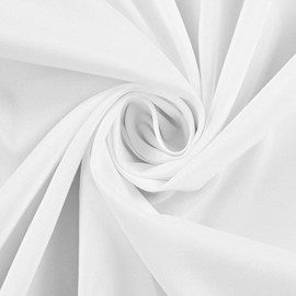 10 Pack  Rectangle Tablecloth for 6ft/8ft Rectangle Tables,Polyester Tablecloth Washable Fabric Table Cloth for Wedding Dining Table Buffet Parties Camping:_White_10 Pack_90*132inch