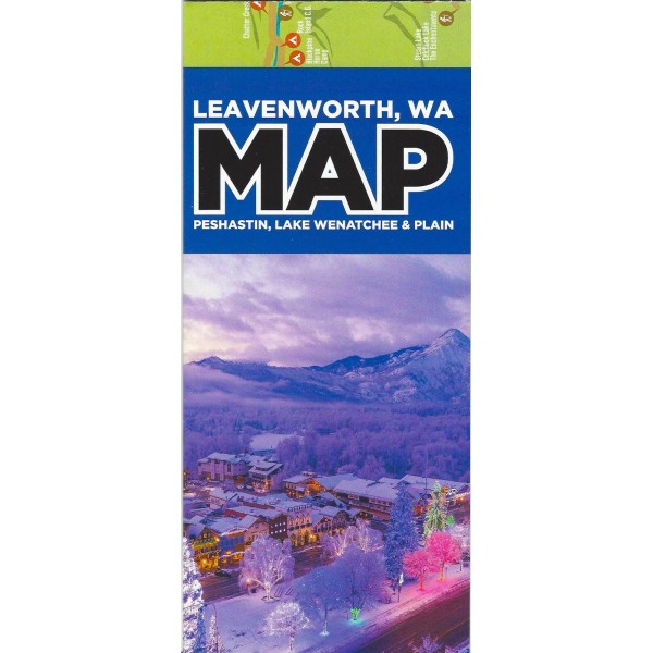 City Map of Leavenworth, Washington. Downtown & Regional Map, by