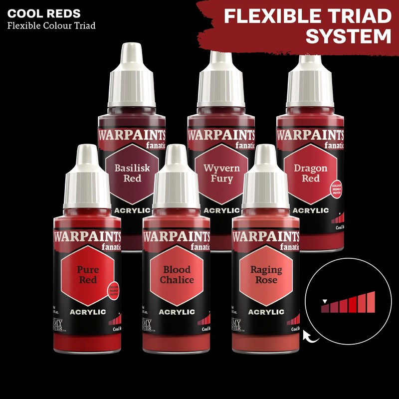 The Army Painter, Warpaints Fanatic Basilisk Red Single Acrylics Miniature