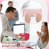 Kingdder 70 Pcs Raised Keyboard Stickers for Long Nails with