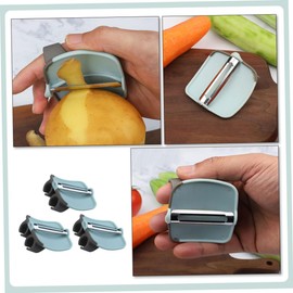 Alipis 2sets Professional Fruit Peeler Potato Peeler Machine Stainless Steel Vegetable Brush Easy to Use for Kitchen 3pcs*2