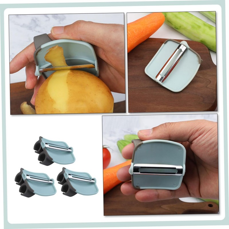 Alipis 2sets Professional Fruit Peeler Potato Peeler Machine Stainless Steel