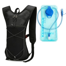 Hydration Backpack, Hydration Backpack with 2L Hydration Bladder, Running Backpack with Hydration Bladder 2L, BPA-Free, Backpack with Hydration Bladder & Reflectors, Running, Cycling, Lightweight
