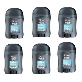Care Clean Comfort Antiperspirant Deodorant Travel Size 0.5 Ounce (Pack of 6)