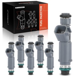 A-Premium Fuel Injectors Set of 6 Compatible with Ford Taurus & Mercury Sable, 2002-2003, 3.0L, Replace# 2F1Z9F593AA, 2F1Z9F593AB