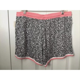 SECRET TREASURES MIX & MATCH SOFT GraySpotted Elastic Waist Shorts Sz L