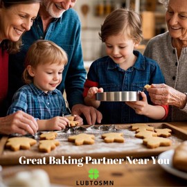 LUBTOSMN Cowboy Hat Cookie Cutter-3.5 Inch-Diswasher Safe-Biscui Cookie Cutter Fondant Mold for Baking