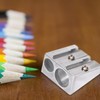 12Pcs Magnesium Pencil Sharpener Survival New Metal Pencil Sharpener with