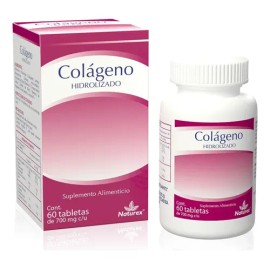 Colágeno Hidrolizado 700 Mg Naturex C60 Tabletas                                                                                                      