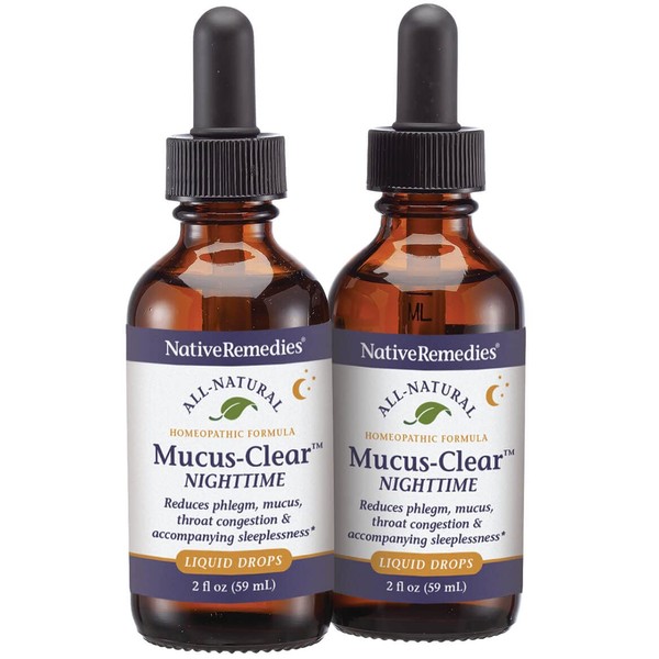 Native Remedies Mucus-Clear Nighttime 2 Pack