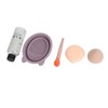 5pcs Makeup Brush Cleaning Solution Bowl Kit Residue Removal Powder