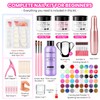 Acrylic Nail Kit for Beginners with 10 Colors Gel Nail