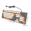 104 Keys Wired Keyboard 3 Colors Cute Gaming Keyboard USB