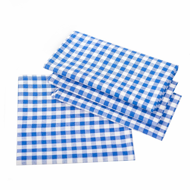 TextilDepot24 Country House Tablecloth, Chequered, 100% Cotton, Choice of Colours