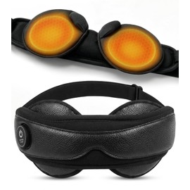 Cordless Heated Eye Mask Rechargeable with 4 Heat Settings & Auto Shutoff