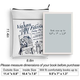 Fantasy Romance Book Sleeve Book Cover Book Lovers Gifts Book Pouch Book Club Gifts Bookish Gifts Book Protector Book Gifts for Readers Women Girls Book Fans Bestie Christmas Graduation Birthday Gifts