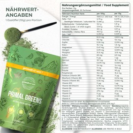 Primal Harvest® Primal Greens Powder (60 Servings) (Original)