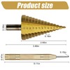 KRANX Step Drill Bits Set for Metal 2Pcs, Stappenboor, Stap