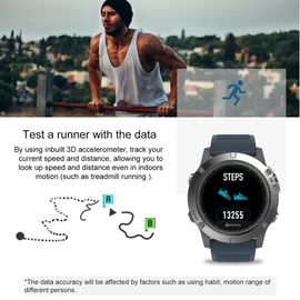 Zeblaze VIBE 3 HR Smartwatch IP67 Waterproof Smart Wrist Fitness Tracker Pedometer Remote Camera Call Reminders Wristwatches Wearable Device IPS Color Display Smart Watch for iOS and Android