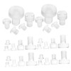 Gadpiparty 50pcs Transparent Rubber Bumpers with Stem Slip Pads for