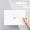 Luxtrous A4 White Paper - 80gsm Bright White Sheets for
