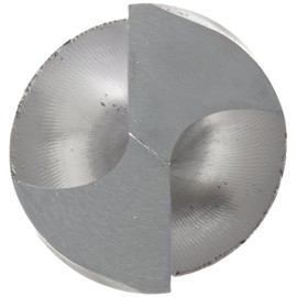 Chicago Latrobe 190 High-Speed Steel Reduced Shank Drill Bit, Black Oxide Finish, Round Shank, 118 Degree Conventional Point, 23/32" Size