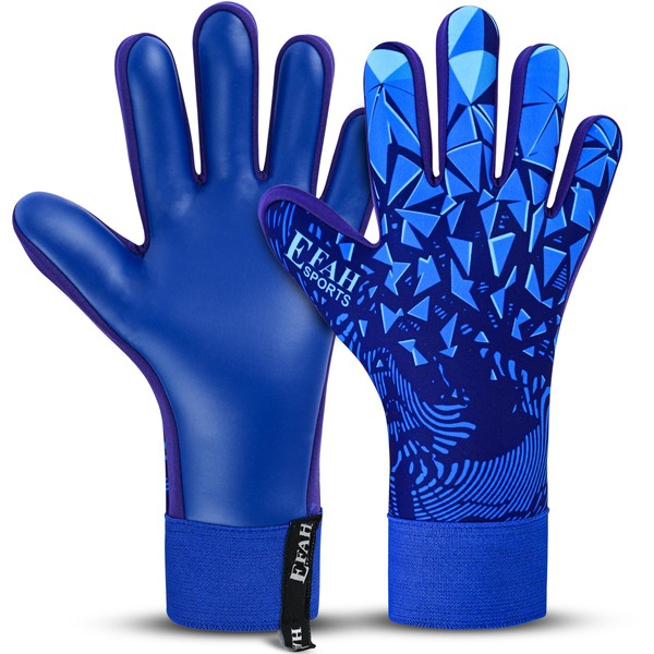 EFAH SPORTS Goalkeeper Gloves for Children and Adults with Padded