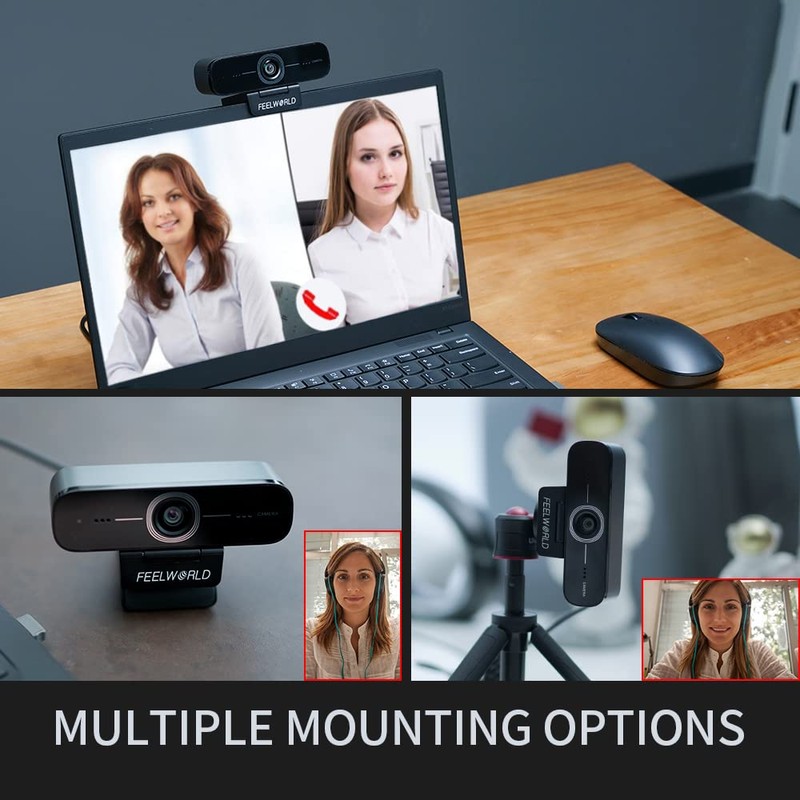 FEELWORLD WV207 Webcam for Live Streaming, Streamcam Vertical Video 1080p
