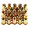 Gueenky Pack of 50 Rivet Nuts M12 Galvanised Carbon Steel,