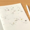 Midori 82685006 82686006 Notebook Sticker Emoji Cat Pattern + Bear
