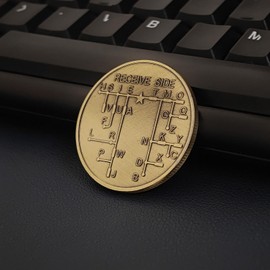 Putikeeg Morse Code Commemorative Coin - Unique Collector's Coin with Engraved Morse Code Message