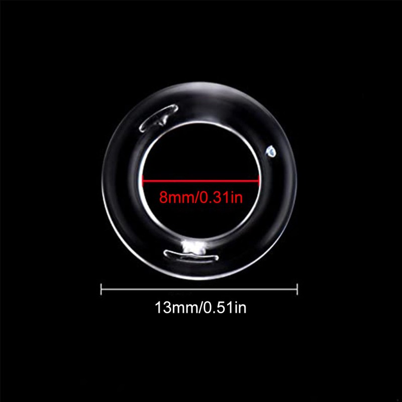 TopHomer 100 x Clear Roman Blind Rings & 50m x