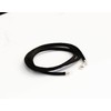 kaguyo 2MM Black Silk Cord Chain Necklace with Sterling Silver