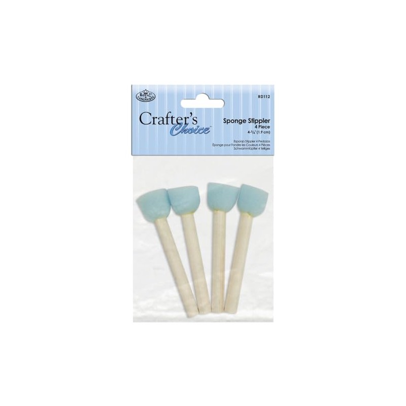 Crafters Choice Pack of 4 Sponge Crafting Tools Sponge Stippler