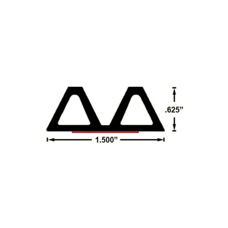 ESI Ultra Cap Seal 1 1/2" Width x 5/8" Height