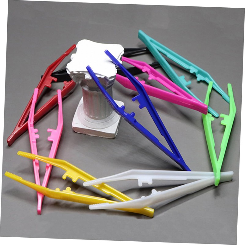 BIUDECO 30pcs Brow Trimming Tweezers Lightweight Eyebrow Tweezers for Makeup