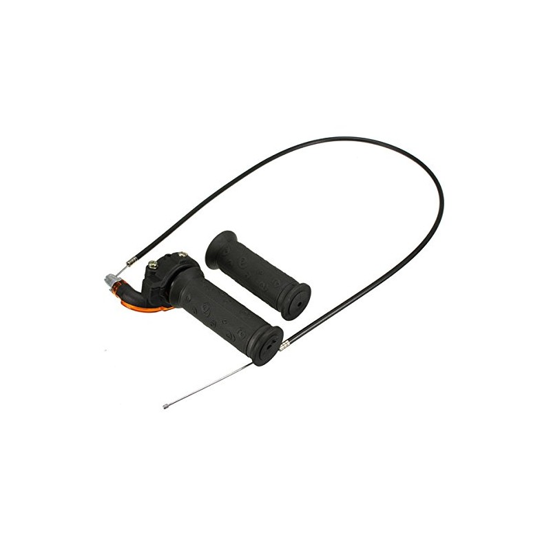 MOMOALA Twist Throttle Accelerator Grips&Cable compatible with ATV Quad Dirt