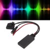 Wireless Bluetooth Audio Adapter Car Radio Aux Cable with Microphone